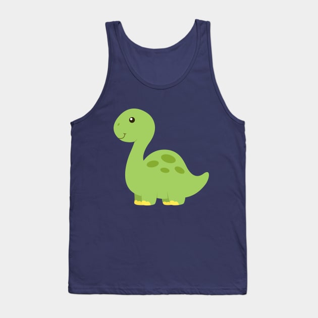 Dinosaur Kids Dino Design Tank Top by samshirts